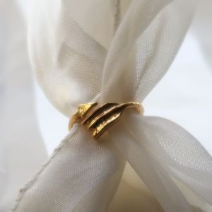 Dainty Goldtone Arrow Ring